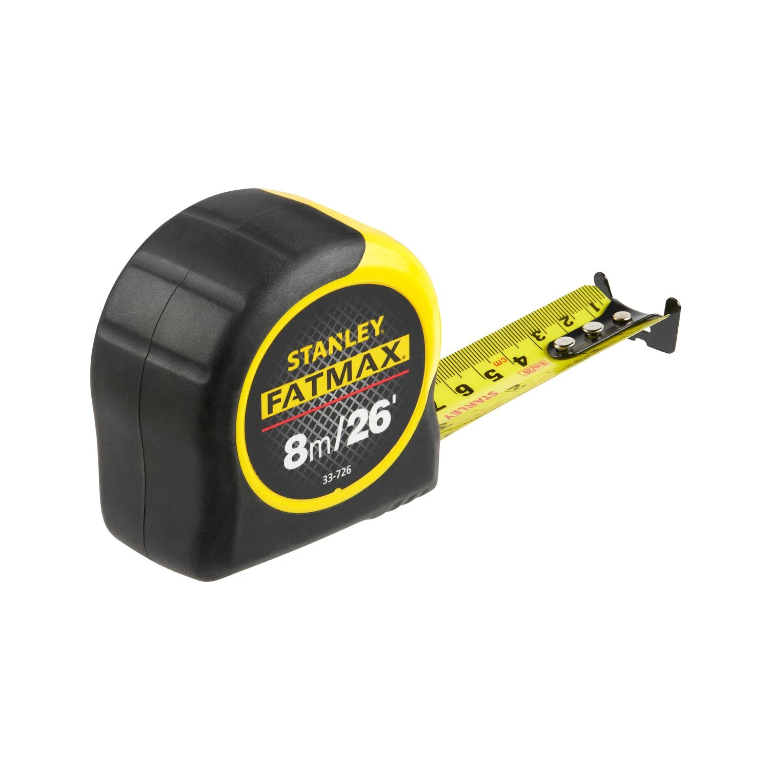 Stanley 0-33-726 FatMax Metric/Imperial Tape Measure With Blade Armor 8m Pack Of 4 4 Stanley 0-33-726 FatMax Metric/Imperial Tape Measure With Blade Armor 8m Pack Of 4 - Image 4