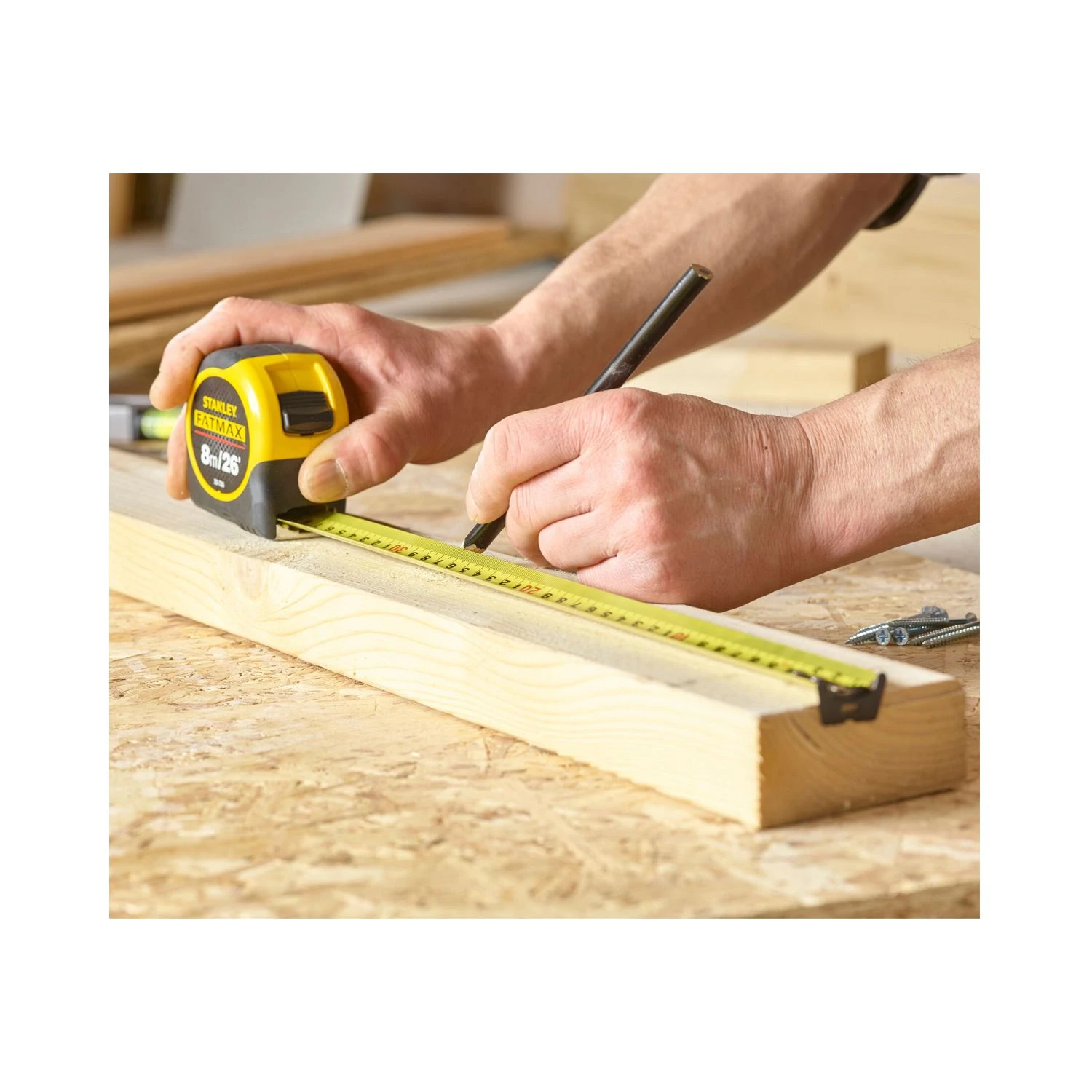 Stanley 0-33-726 FatMax Metric/Imperial Tape Measure With Blade Armor 8m 5 Stanley 0-33-726 FatMax Metric/Imperial Tape Measure With Blade Armor 8m - Image 5