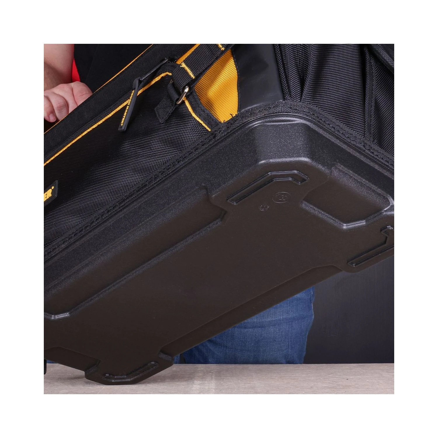 TOUGH MASTER® Open Tote Tool Bag Steel Handle 8 Pockets Hard Base With Shoulder Strap - 18 Inches (TM-TB18) 11 TOUGH MASTER® Open Tote Tool Bag Steel Handle 8 Pockets Hard Base With Shoulder Strap - 18 Inches (TM-TB18) - Image 11