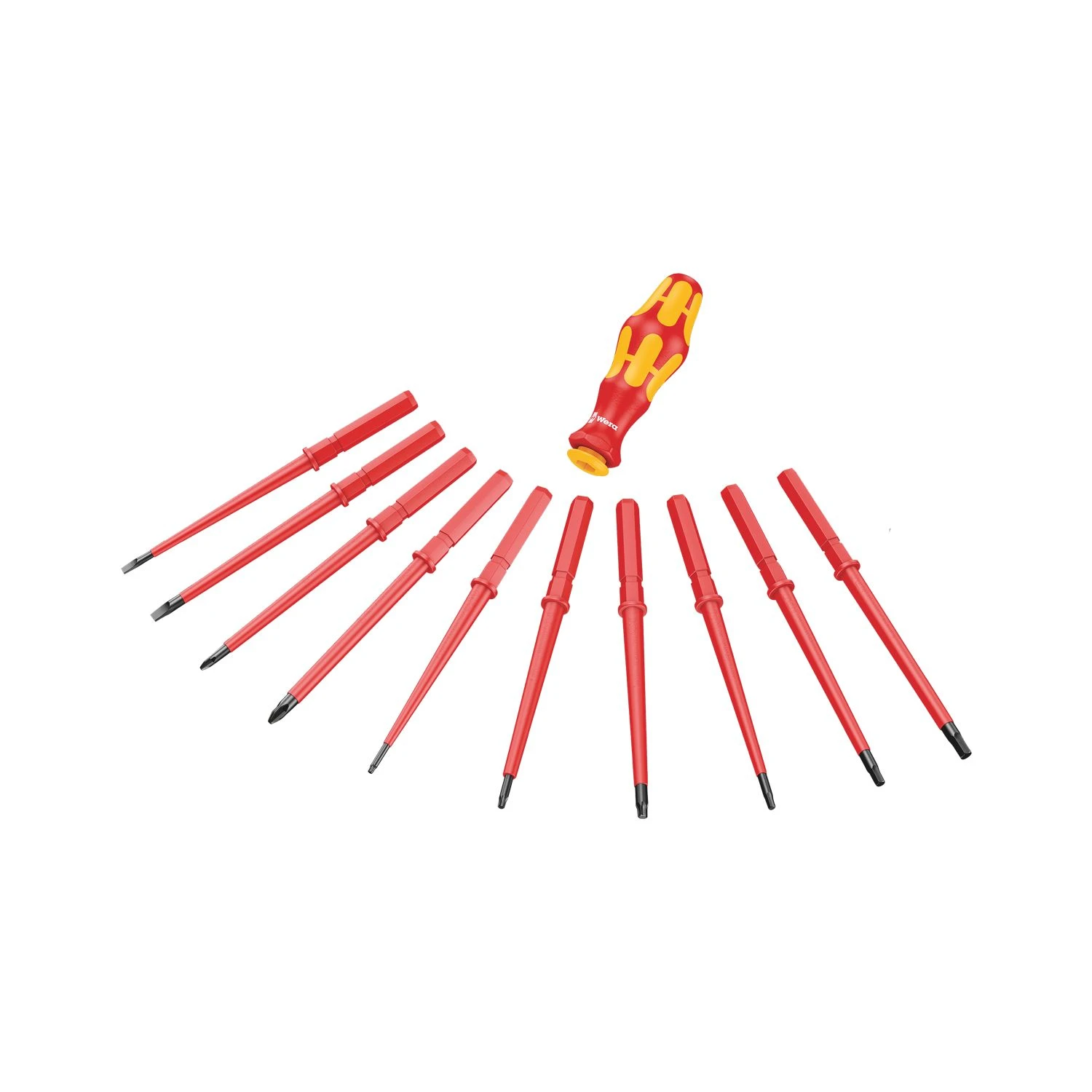 Wera 05003470001 Kraftform VDE Kompakt 7 Piece Interchangeable Screwdriver Set 2 Wera 05003470001 Kraftform VDE Kompakt 7 Piece Interchangeable Screwdriver Set - Image 2