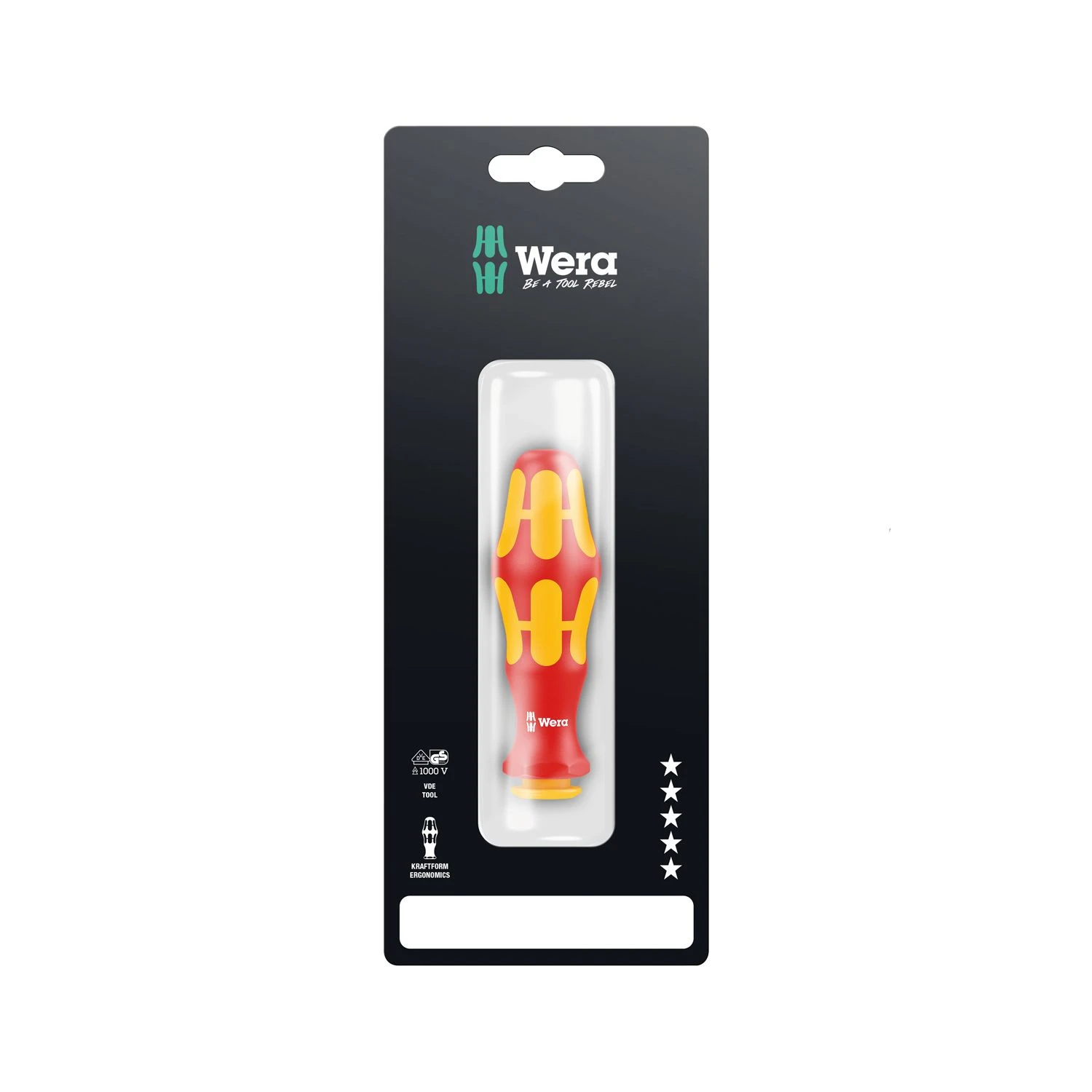 Wera 05003470001 Kraftform VDE Kompakt 7 Piece Interchangeable Screwdriver Set 3 Wera 05003470001 Kraftform VDE Kompakt 7 Piece Interchangeable Screwdriver Set - Image 3