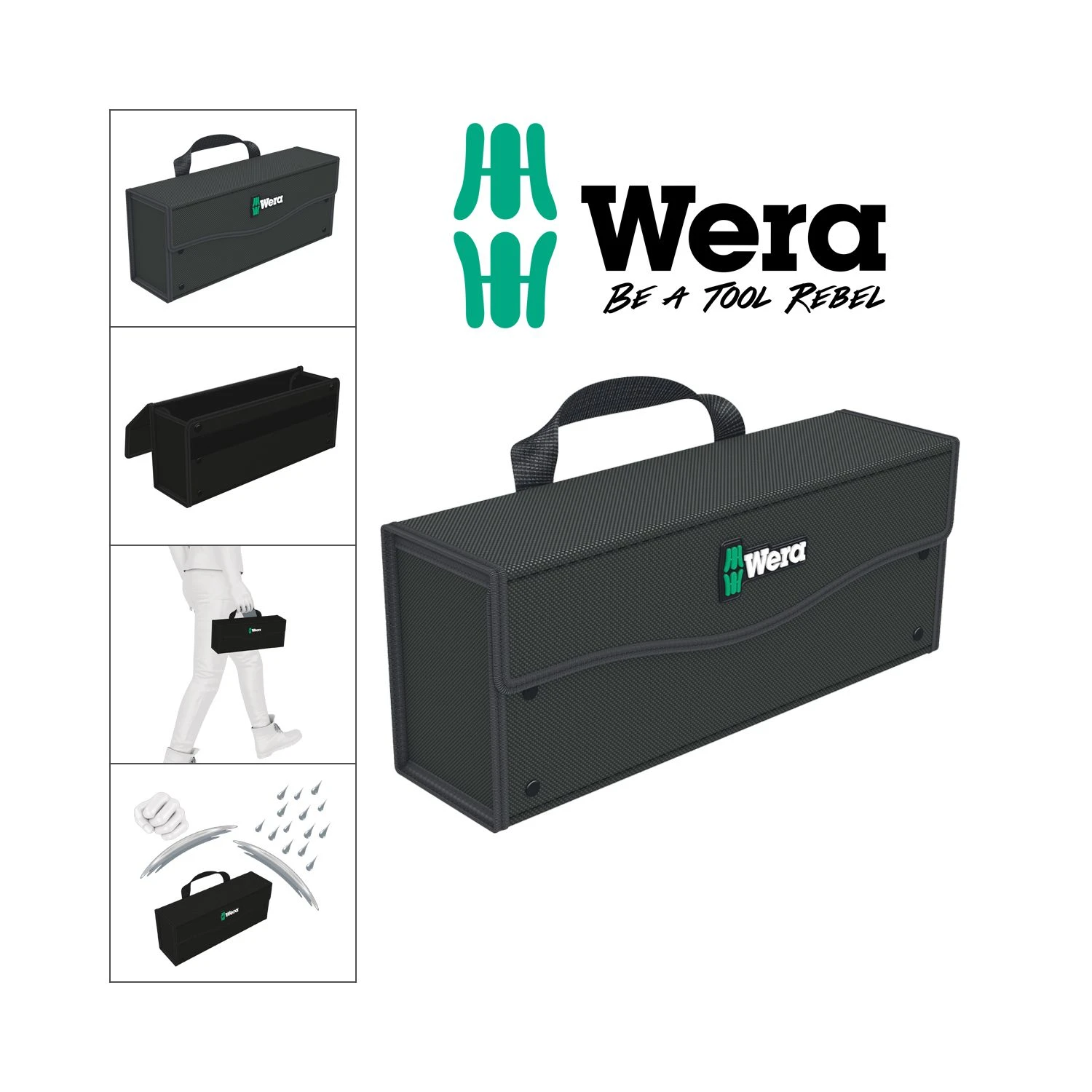 Wera WER004352 2go 3 Tool Box 130 X 325 X 80mm - 05004352001 2 Wera WER004352 2go 3 Tool Box 130 X 325 X 80mm - 05004352001 - Image 2