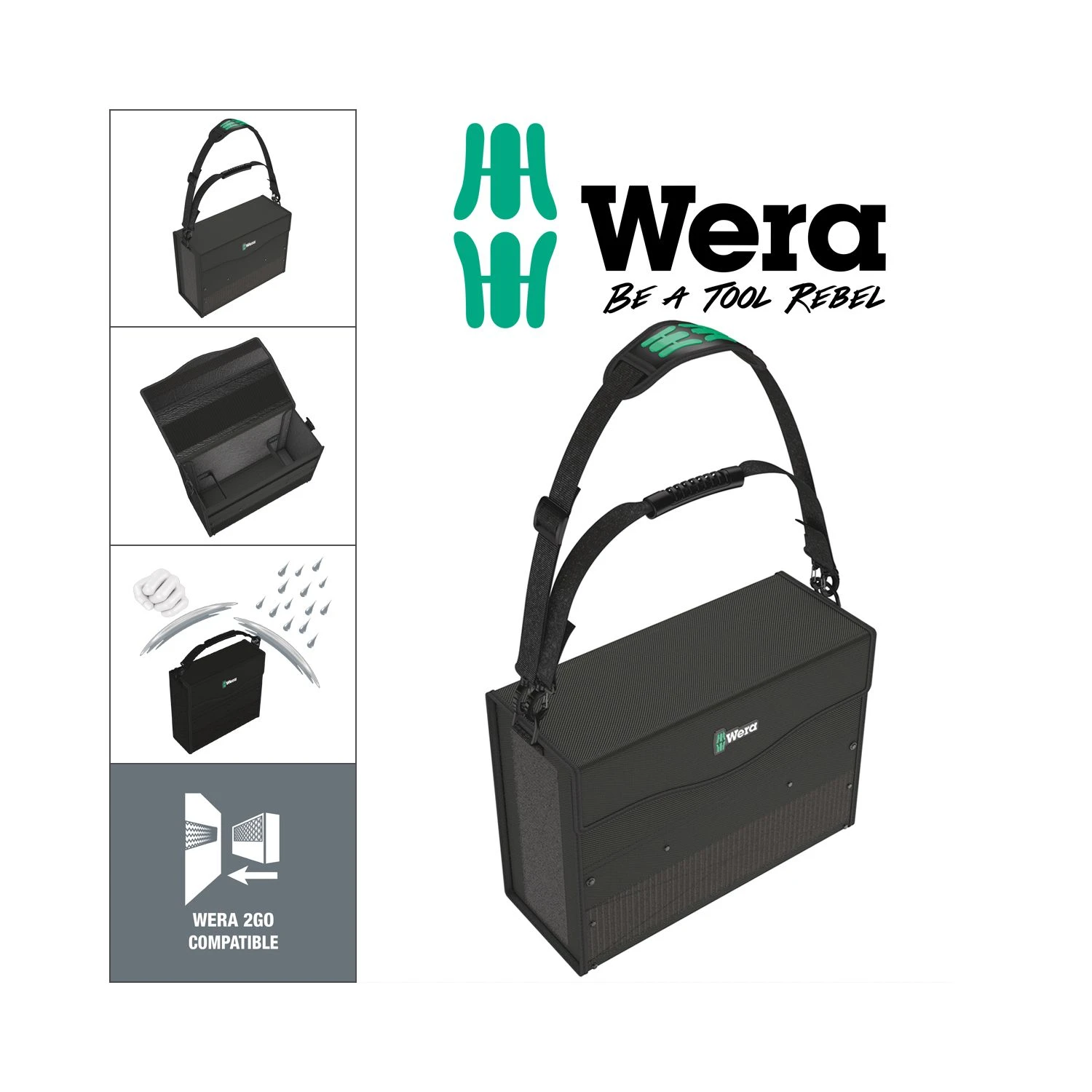 Wera WER004357 2go 2 XL Tool Container - 05004357001 2 Wera WER004357 2go 2 XL Tool Container - 05004357001 - Image 2