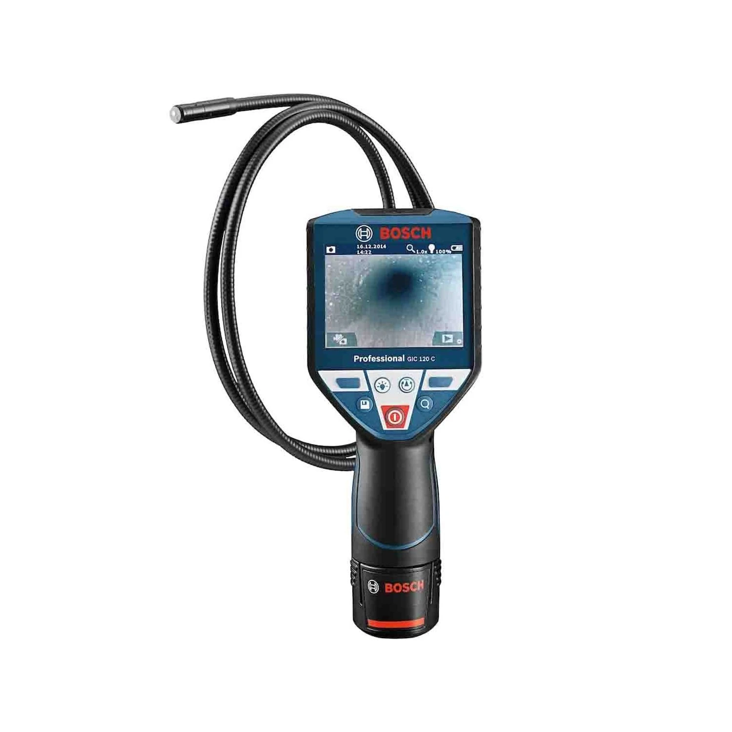 Bosch GIC 120C 10.8V / 12V Professional Cordless Inspection Camera With 4 X 1.5Ah Batteries, Adaptor & Case 3 Bosch GIC 120C 10.8V / 12V Professional Cordless Inspection Camera With 4 X 1.5Ah Batteries, Adaptor & Case - Image 3