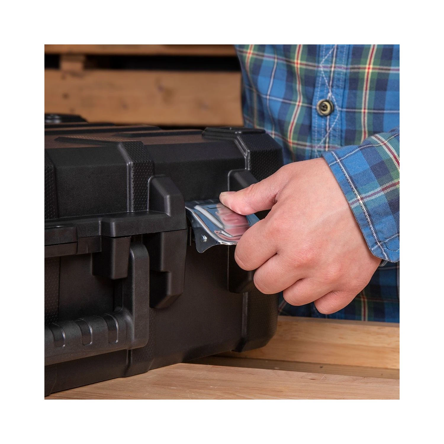 TOUGH MASTER® Tool Box Carry Case Tool Case Stackable Heavy Duty With Handle 9 TOUGH MASTER® Tool Box Carry Case Tool Case Stackable Heavy Duty With Handle - Image 9