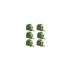 6 X Stanley Pocket Tape 5M / 16Ft Green 1-30-696