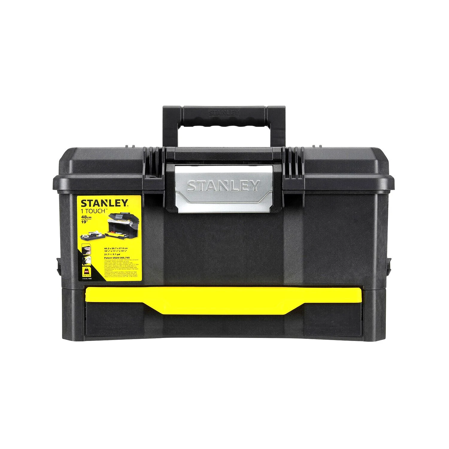 Stanley STA170316 19 Inch One Touch Toolbox With Drawer - 1-70-316 1 Stanley STA170316 19 Inch One Touch Toolbox With Drawer - 1-70-316