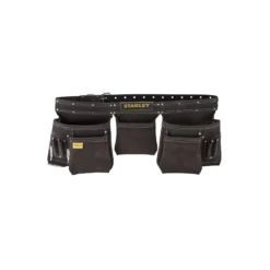 Stanley 1-80-113 Leather Tool Apron Pouch Double Stitched Durable STA180113