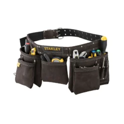 Stanley 1-80-113 Leather Tool Apron Pouch Double Stitched Durable STA180113 -Chisel Pack Sales Store 1 80 113 3