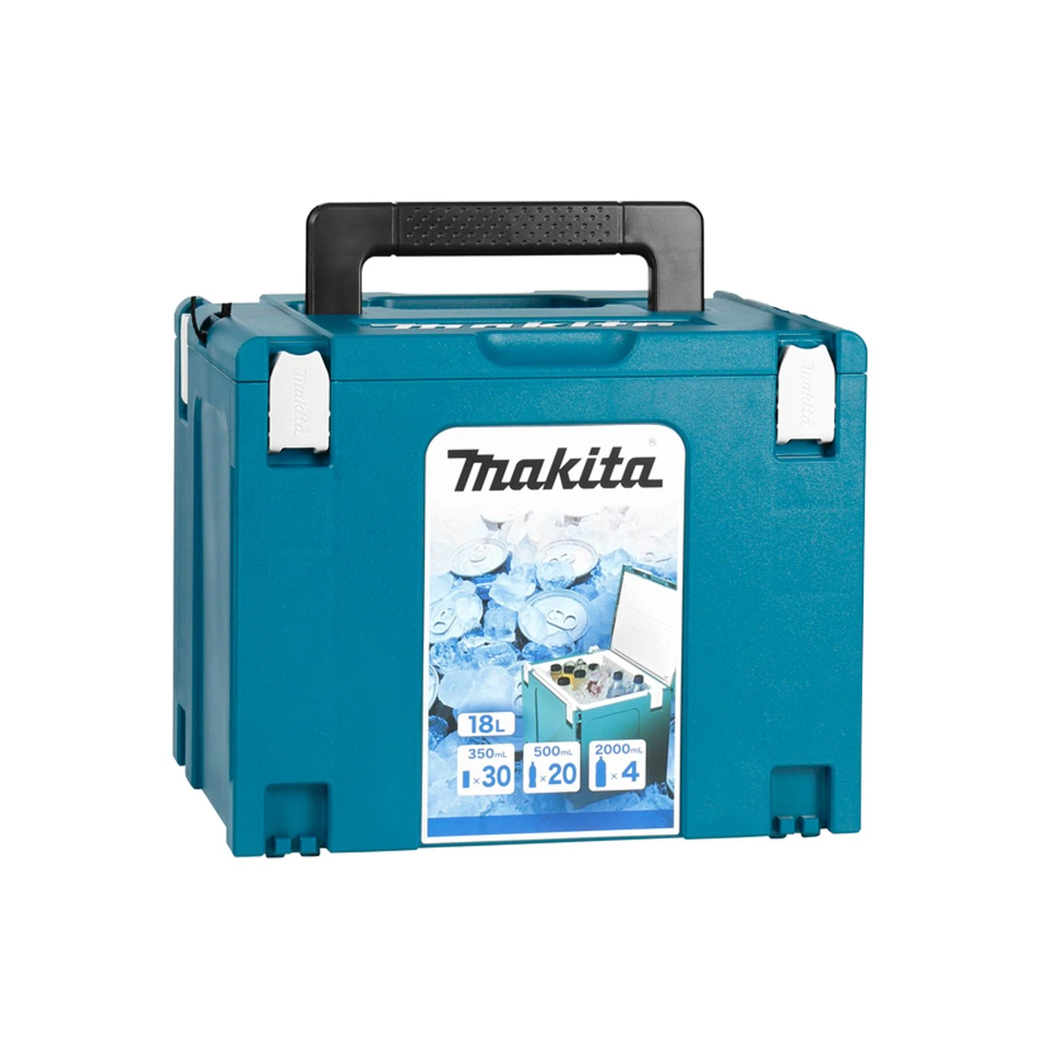 Makita 198253-4 18 Litre Type 4 Makpac Connector Cool Box 2 Makita 198253-4 18 Litre Type 4 Makpac Connector Cool Box - Image 2