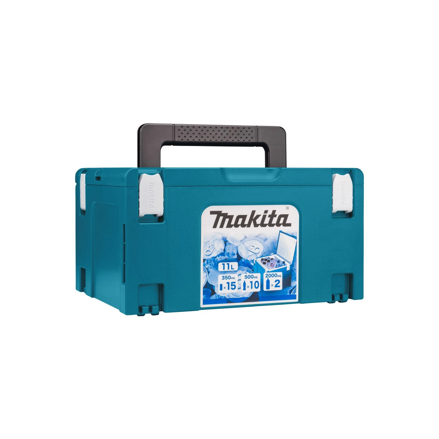 Makita 198254-2 11 Litre Type 3 Makpac Connector Cool Box 2 Makita 198254-2 11 Litre Type 3 Makpac Connector Cool Box - Image 2