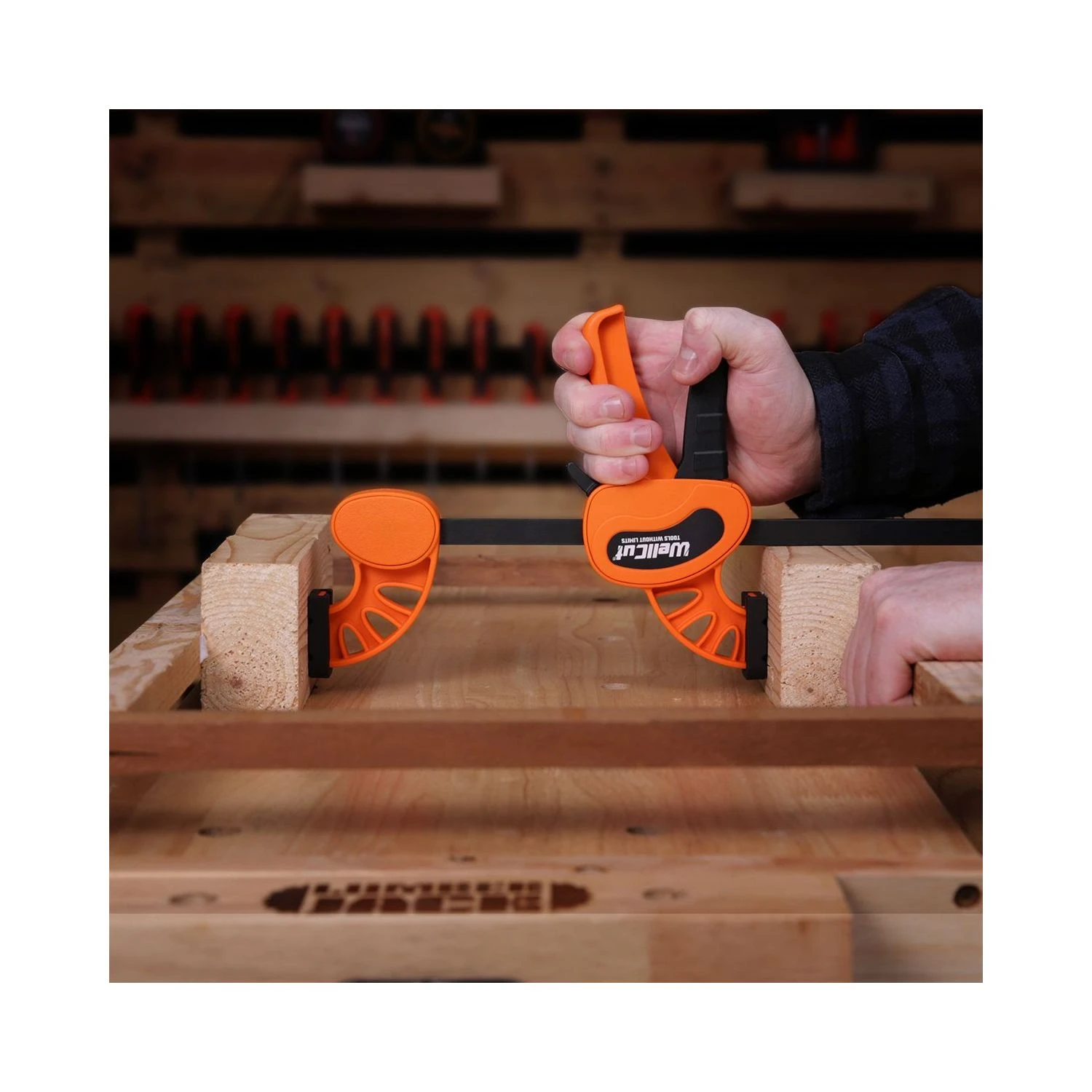 WellCut WC-2QF615 2 Piece Flip-Series 60x150 Quick Grip Clamp 7 WellCut WC-2QF615 2 Piece Flip-Series 60x150 Quick Grip Clamp - Image 7