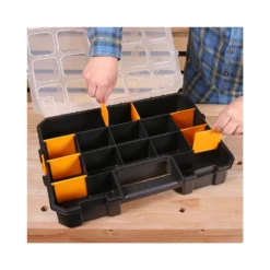 TOUGH MASTER® 17” Organizer Light Stackable / Small Parts Carry Case 14 TOUGH MASTER® 17” Organizer Light Stackable / Small Parts Carry Case -Chisel Pack Sales Store 287edc6ba53b769e226a7143f6a7c980