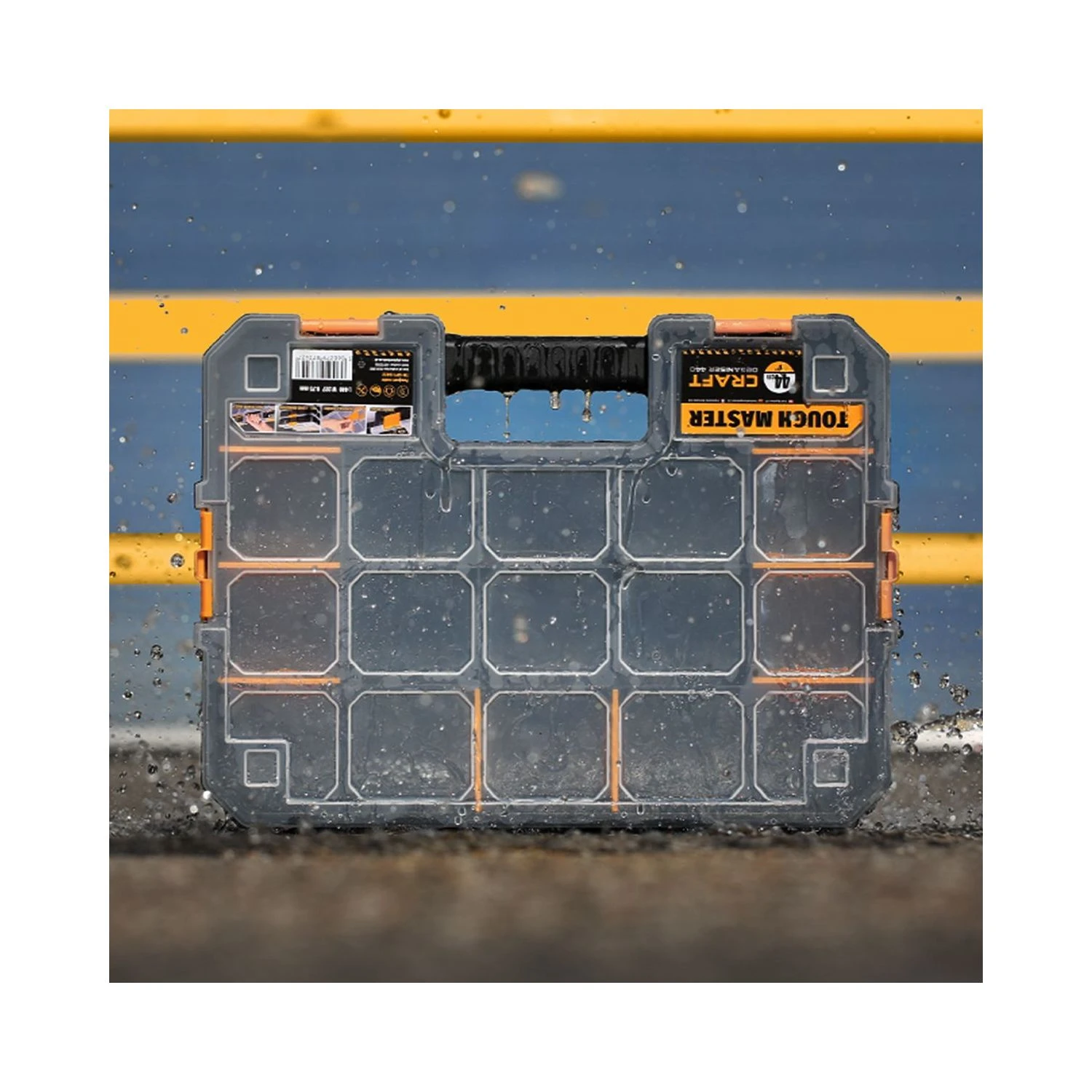 TOUGH MASTER® 17” Organizer Light Stackable / Small Parts Carry Case 4 TOUGH MASTER® 17” Organizer Light Stackable / Small Parts Carry Case - Image 4