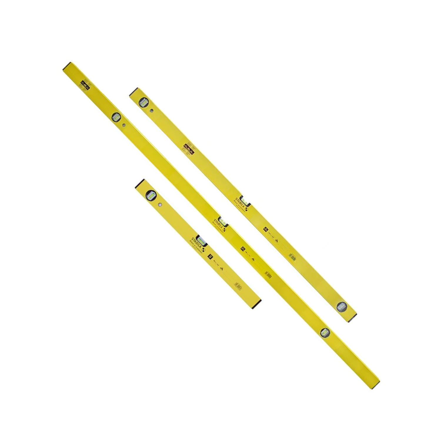 Stabila STB-17191 70-2 Series Double Plumb 3 Piece Spirit Level Pack 60cm, 120cm & 180cm 1 Stabila STB-17191 70-2 Series Double Plumb 3 Piece Spirit Level Pack 60cm, 120cm & 180cm