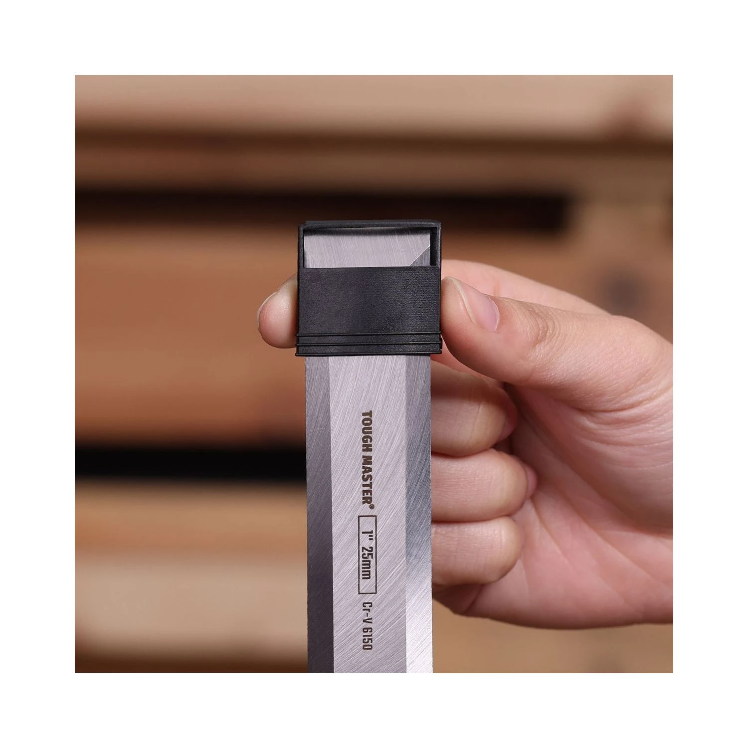 TOUGH MASTER® 6 Piece Wood Chisel Set Wood Carving Chisel Set With Wooden Storage Case - 6 Pieces (TM-CS146W) 7 TOUGH MASTER® 6 Piece Wood Chisel Set Wood Carving Chisel Set With Wooden Storage Case - 6 Pieces (TM-CS146W) - Image 7