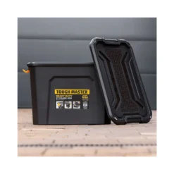 TOUGH MASTER® Storage Box Heavy Duty Stackable Plastic Box Chest Organiser For Tools, Toys, Camping Gear - 60 Litres (TM-UPT-4060) 10 TOUGH MASTER® Storage Box Heavy Duty Stackable Plastic Box Chest Organiser For Tools, Toys, Camping Gear - 60 Litres (TM-UPT-4060) -Chisel Pack Sales Store 3f86317623e9517154526980232113a9