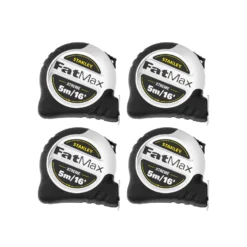 Stanley STA533886 FatMax 5m/16ft Tape Measure Pack Of 4