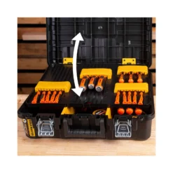 TOUGH MASTER® Tool Box Carry Case Tool Case Stackable Heavy Duty With Handle 15 TOUGH MASTER® Tool Box Carry Case Tool Case Stackable Heavy Duty With Handle -Chisel Pack Sales Store 6007e81c6e2d386f7b9370a57a483fa7