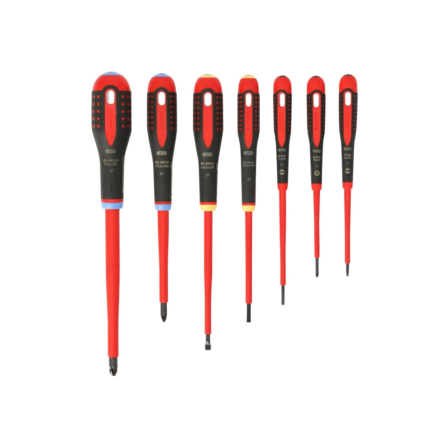 Bahco BAH9888S Screwdriver Set, 7 Piece 1 Bahco BAH9888S Screwdriver Set, 7 Piece