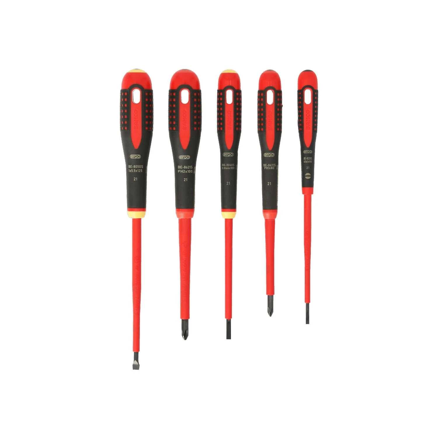 Bahco BAH9881S Screwdriver Set, 5 Piece 1 Bahco BAH9881S Screwdriver Set, 5 Piece