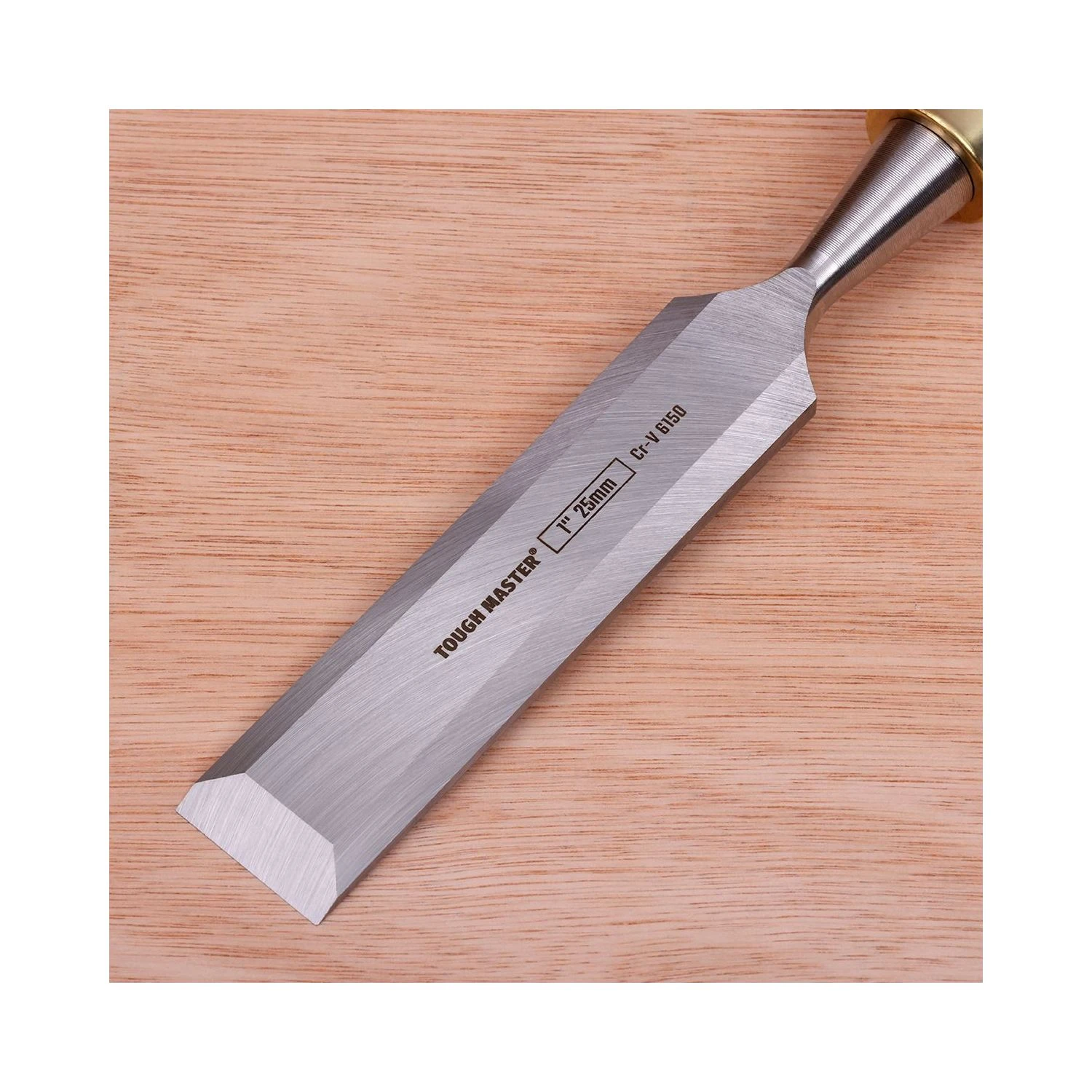 TOUGH MASTER® 6 Piece Wood Chisel Set Wood Carving Chisel Set With Wooden Storage Case - 6 Pieces (TM-CS146W) 4 TOUGH MASTER® 6 Piece Wood Chisel Set Wood Carving Chisel Set With Wooden Storage Case - 6 Pieces (TM-CS146W) - Image 4