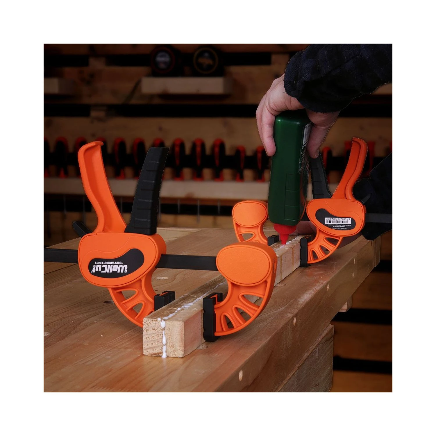 WellCut WC-2QF615 2 Piece Flip-Series 60x150 Quick Grip Clamp 8 WellCut WC-2QF615 2 Piece Flip-Series 60x150 Quick Grip Clamp - Image 8