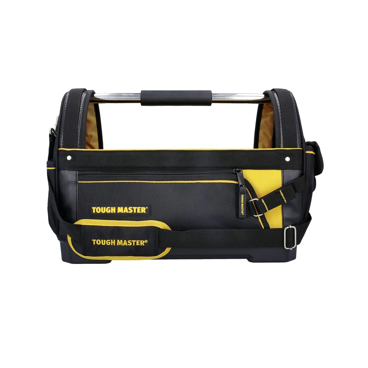 TOUGH MASTER® Open Tote Tool Bag Steel Handle 8 Pockets Hard Base With Shoulder Strap - 18 Inches (TM-TB18) 1 TOUGH MASTER® Open Tote Tool Bag Steel Handle 8 Pockets Hard Base With Shoulder Strap - 18 Inches (TM-TB18)