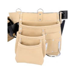 TOUGH MASTER® Suede Tool Pouch Belt Apron Multi Pocket With 2 Hammer Loops & Tape Holder - 1.6 Metres (TM-154SP) -Chisel Pack Sales Store bb95910241a04371e8a29408ac9a3066