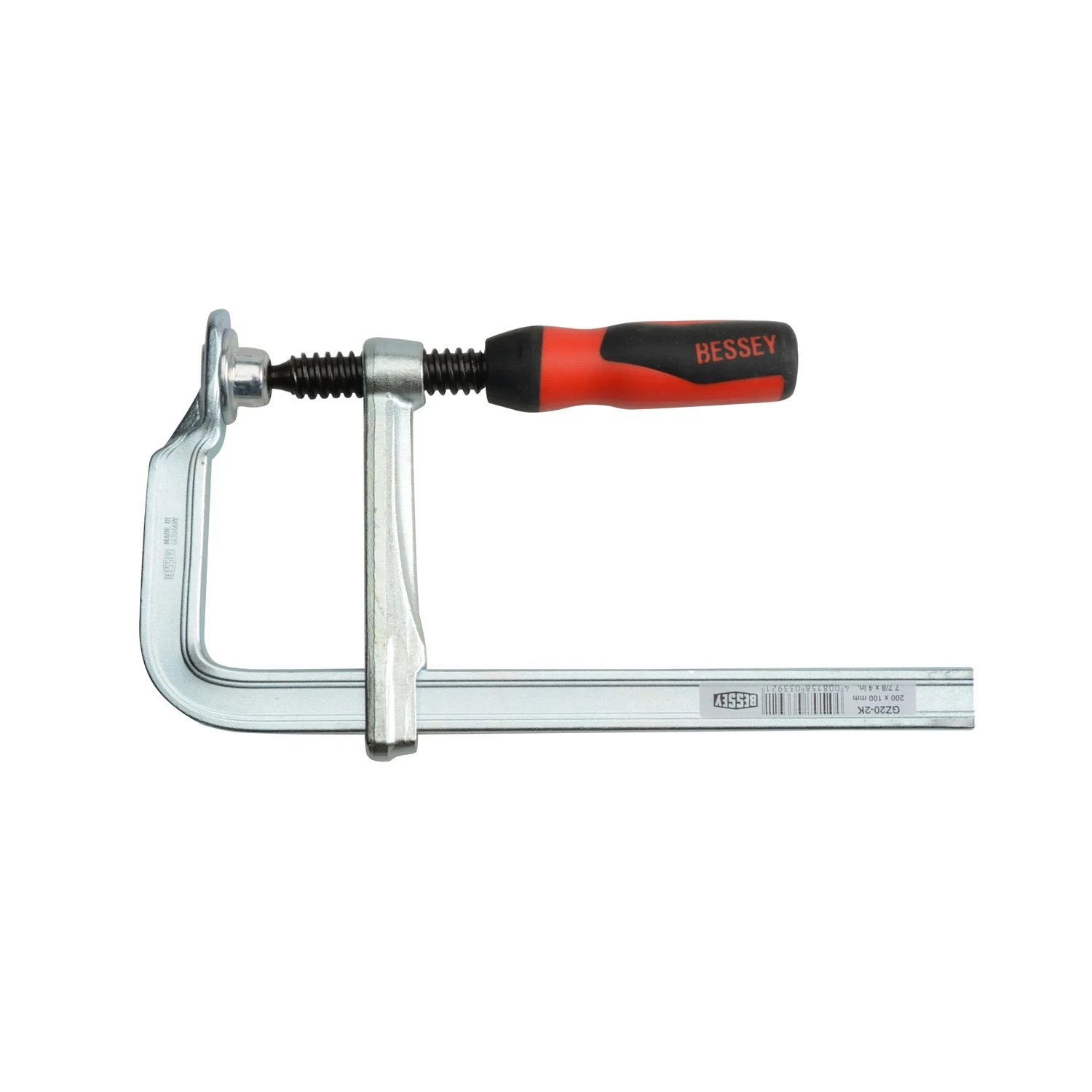 Bessey BESG20Z2K All-Steel Screw Clamp Capacity 200mm 1 Bessey BESG20Z2K All-Steel Screw Clamp Capacity 200mm