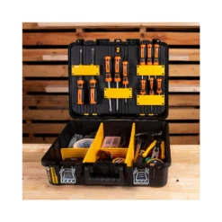 TOUGH MASTER® Tool Box Carry Case Tool Case Stackable Heavy Duty With Handle 14 TOUGH MASTER® Tool Box Carry Case Tool Case Stackable Heavy Duty With Handle -Chisel Pack Sales Store c3d1b297a5c8712635a1aac97a0c1ffa