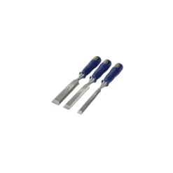 IRWIN M444 Bevel Edge Chisel Blue Chip Handle Set, 3 Piece