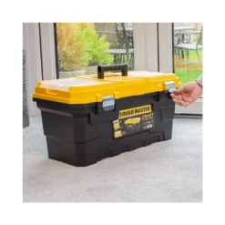 TOUGH MASTER® UPT-4032 22" Heavy Duty Plastic Craft Tool Box With Tray & Compartment Organiser 11 TOUGH MASTER® UPT-4032 22" Heavy Duty Plastic Craft Tool Box With Tray & Compartment Organiser -Chisel Pack Sales Store dab8e1472631ec86e1dc4c6fe57caacb