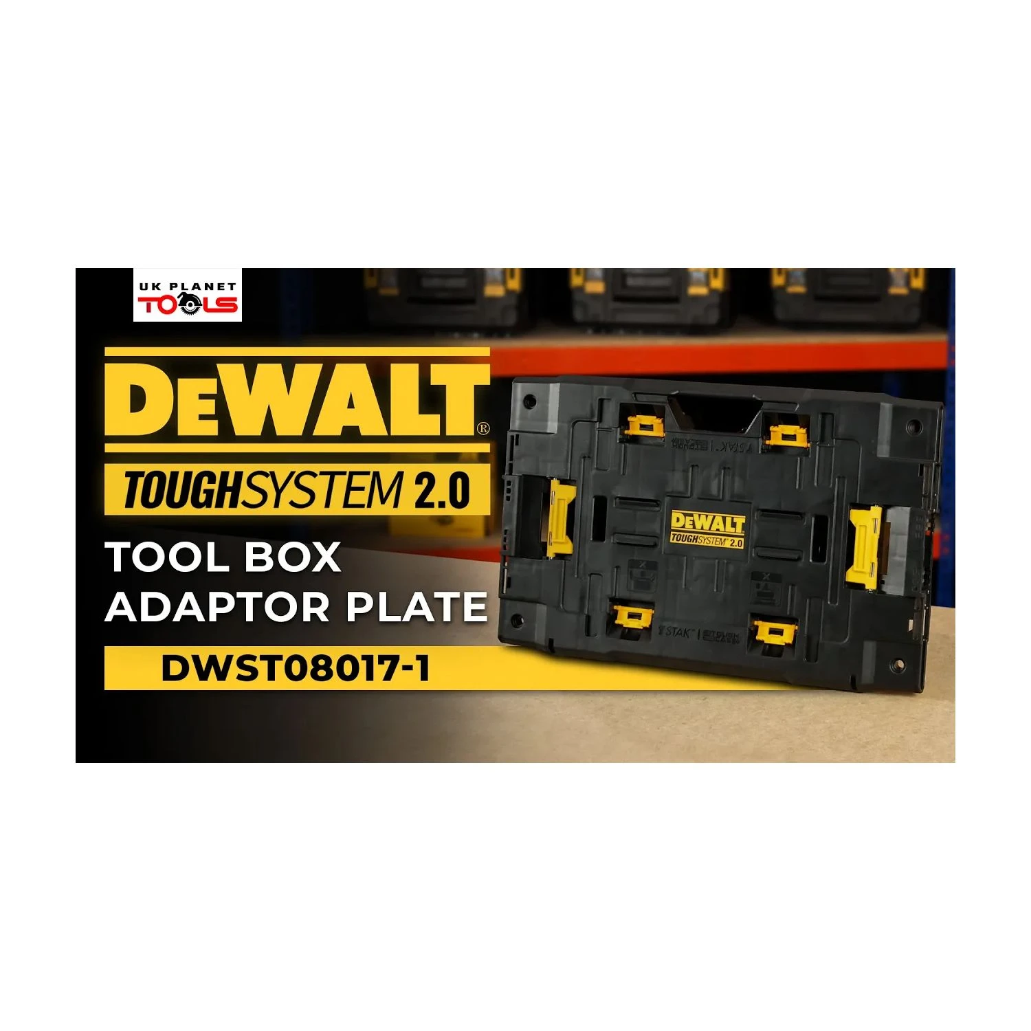 DeWalt DWST08017-1 ToughSystem 2.0 Adaptor Plate 2 DeWalt DWST08017-1 ToughSystem 2.0 Adaptor Plate - Image 2