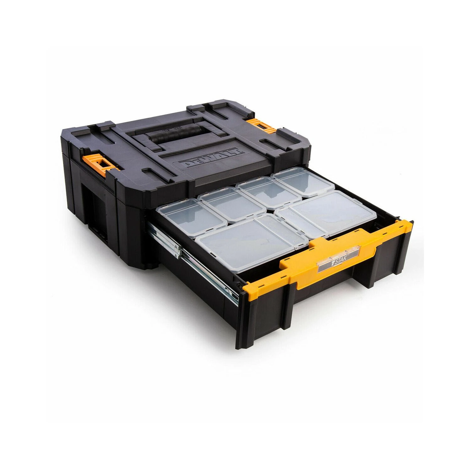 DeWalt DWST1-70705 T-Stak III Tool Storage Box With Deep Drawer Twin Pack 4 DeWalt DWST1-70705 T-Stak III Tool Storage Box With Deep Drawer Twin Pack - Image 4