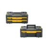 DeWalt DWST1-70705 T-Stak III Tool Storage Box With Deep Drawer + DWST1-70706 TStak IV 2 Shallow Drawer Tool Box