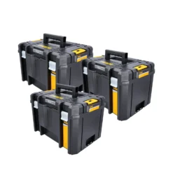 Dewalt DWST1-71195 Stak VI Deep Tool Storage Box 23L Without Tote Tray Pack Of 3