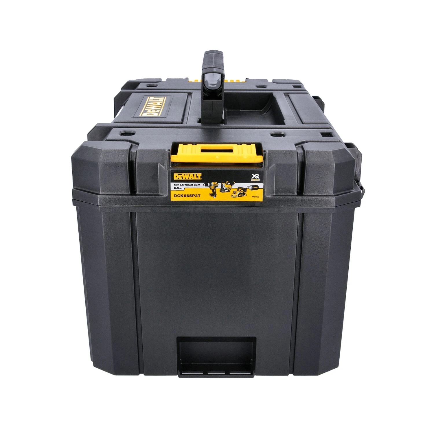 DeWalt DWST1-71195 T-Stak VI Deep Tool Storage Box 23 Litres Without Tote Tray - Pack Of 4 4 DeWalt DWST1-71195 T-Stak VI Deep Tool Storage Box 23 Litres Without Tote Tray - Pack Of 4 - Image 4