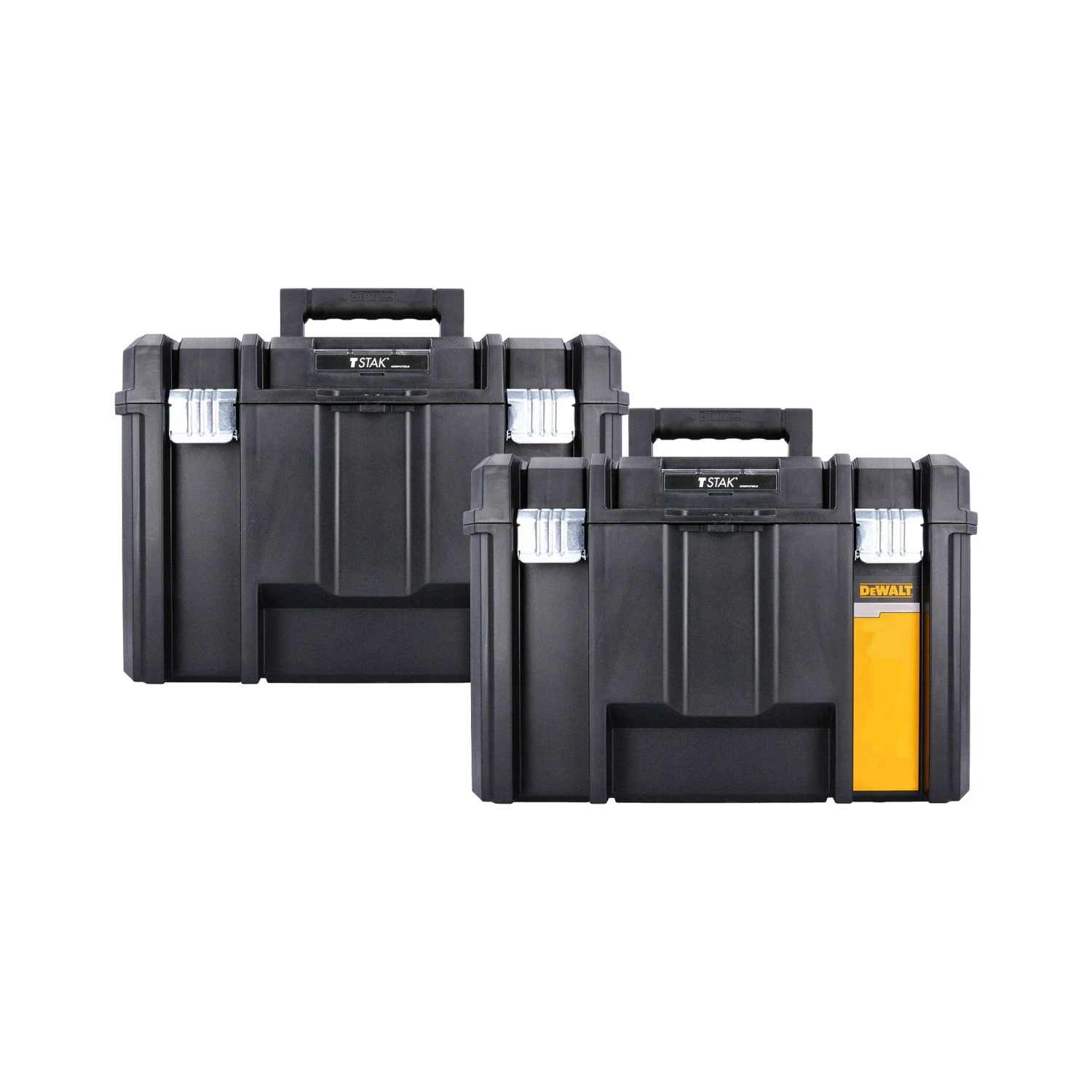 DeWalt DWST1-71195 T-Stak VI Deep Tool Storage Box 23 Litres Without Tote Tray Pack Of 2 1 DeWalt DWST1-71195 T-Stak VI Deep Tool Storage Box 23 Litres Without Tote Tray Pack Of 2