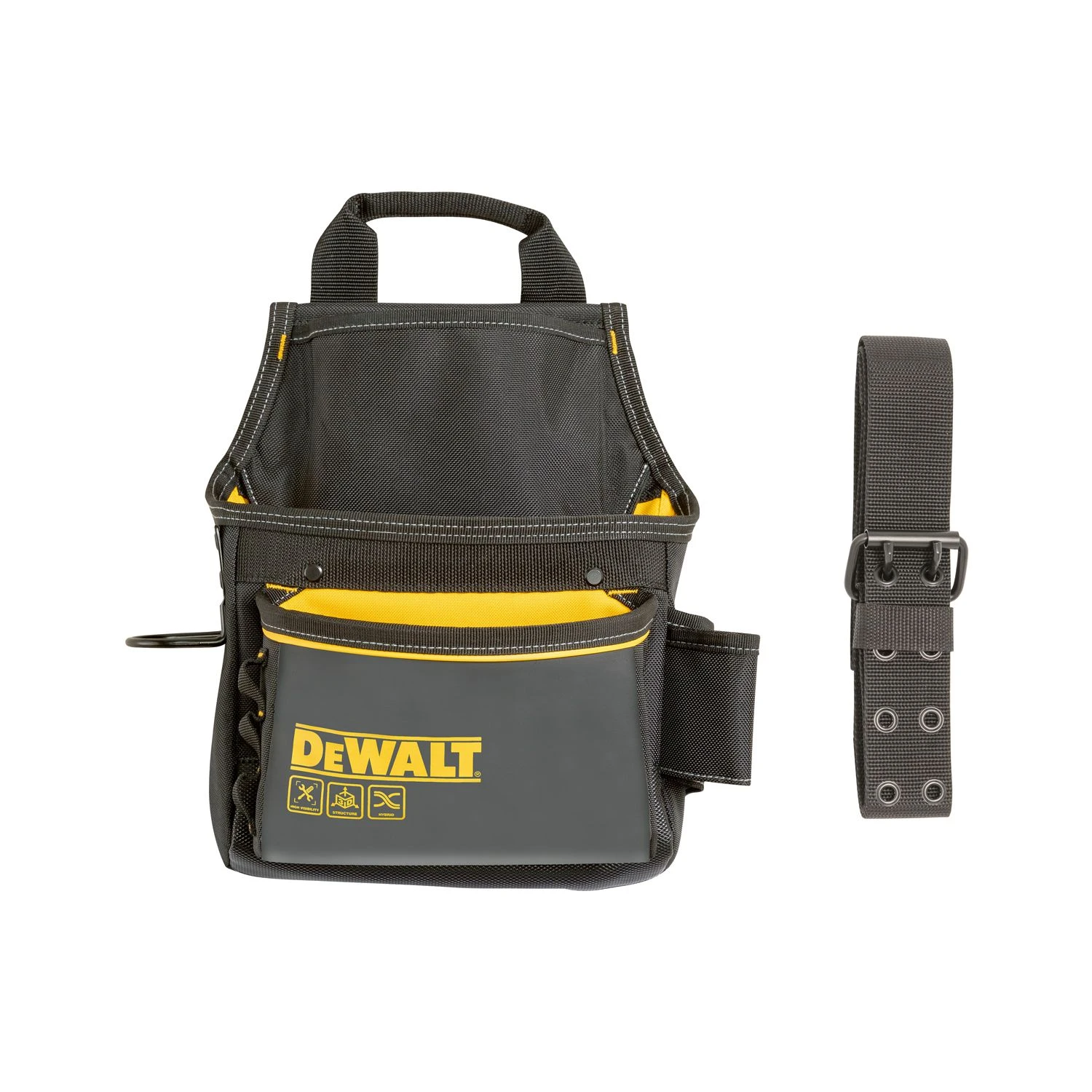 Dewalt DWST40101 12 Pocket Pro Single Pouch With Tool Belt 1 Dewalt DWST40101 12 Pocket Pro Single Pouch With Tool Belt