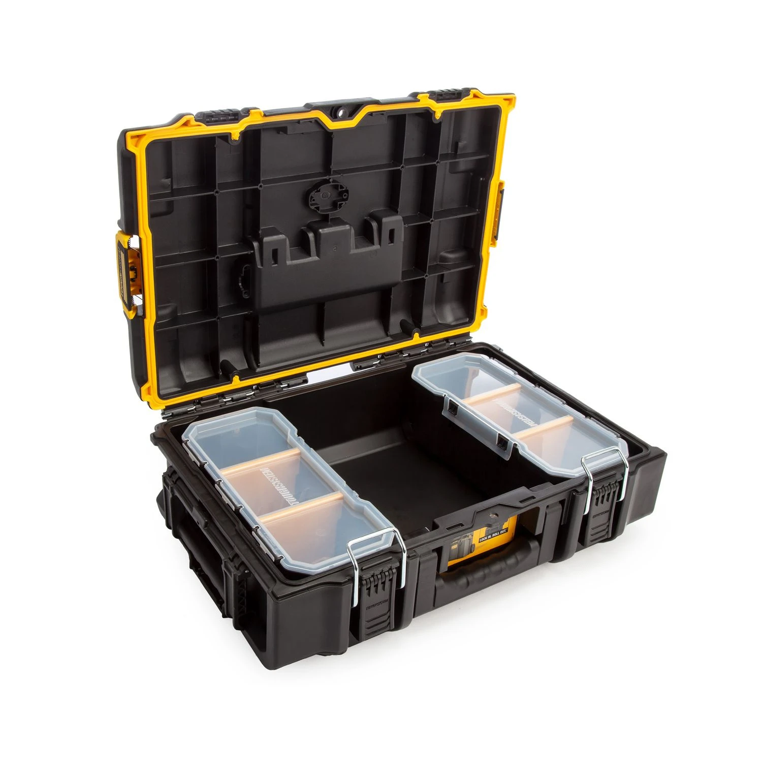 DeWalt DWST83293-1 DS166 Tough System 2.0 Tool Box With 2 Removeable Organiser Cups 3 DeWalt DWST83293-1 DS166 Tough System 2.0 Tool Box With 2 Removeable Organiser Cups - Image 3