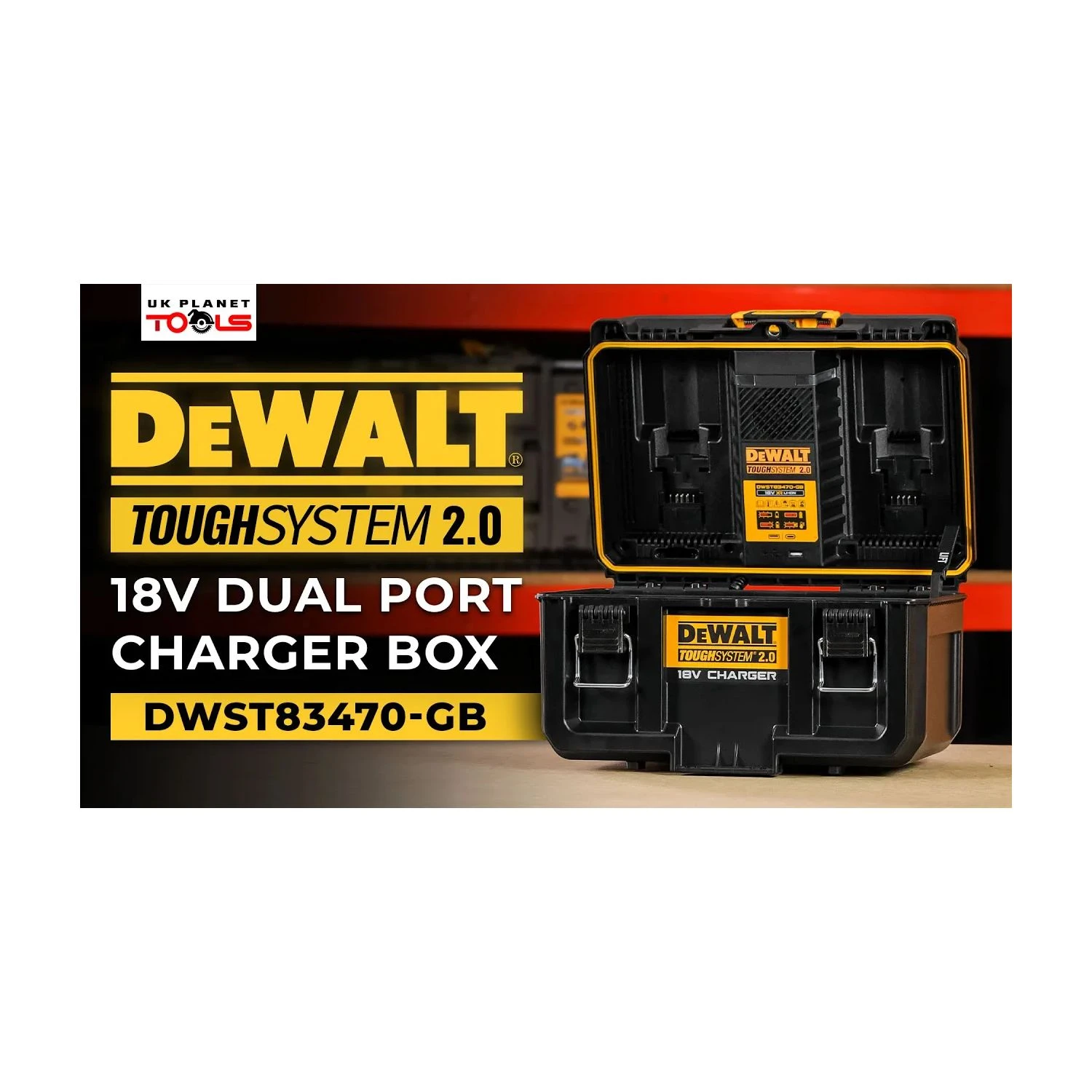 Dewalt DEW183470 Toughsystem 2.0 Charger ToolBox 5 Dewalt DEW183470 Toughsystem 2.0 Charger ToolBox - Image 5