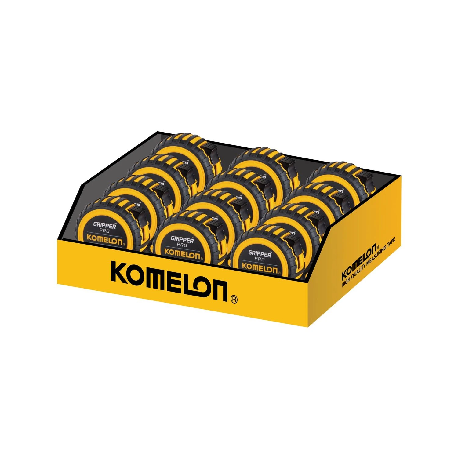 Komelon KOMKG516E Gripper Tape Measure 5m/16ft - Width 19mm Pack Of 12 1 Komelon KOMKG516E Gripper Tape Measure 5m/16ft - Width 19mm Pack Of 12