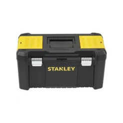 Stanley STA175521 50cm/19" Toolbox With Metal Latches Tote Tray & Lid Organiser