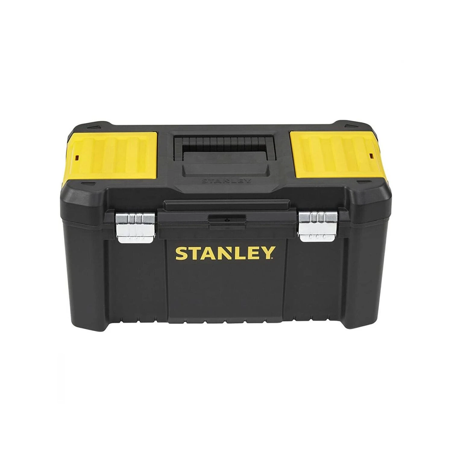 Stanley STA175521 50cm/19" Toolbox With Metal Latches Tote Tray & Lid Organiser 1 Stanley STA175521 50cm/19" Toolbox With Metal Latches Tote Tray & Lid Organiser