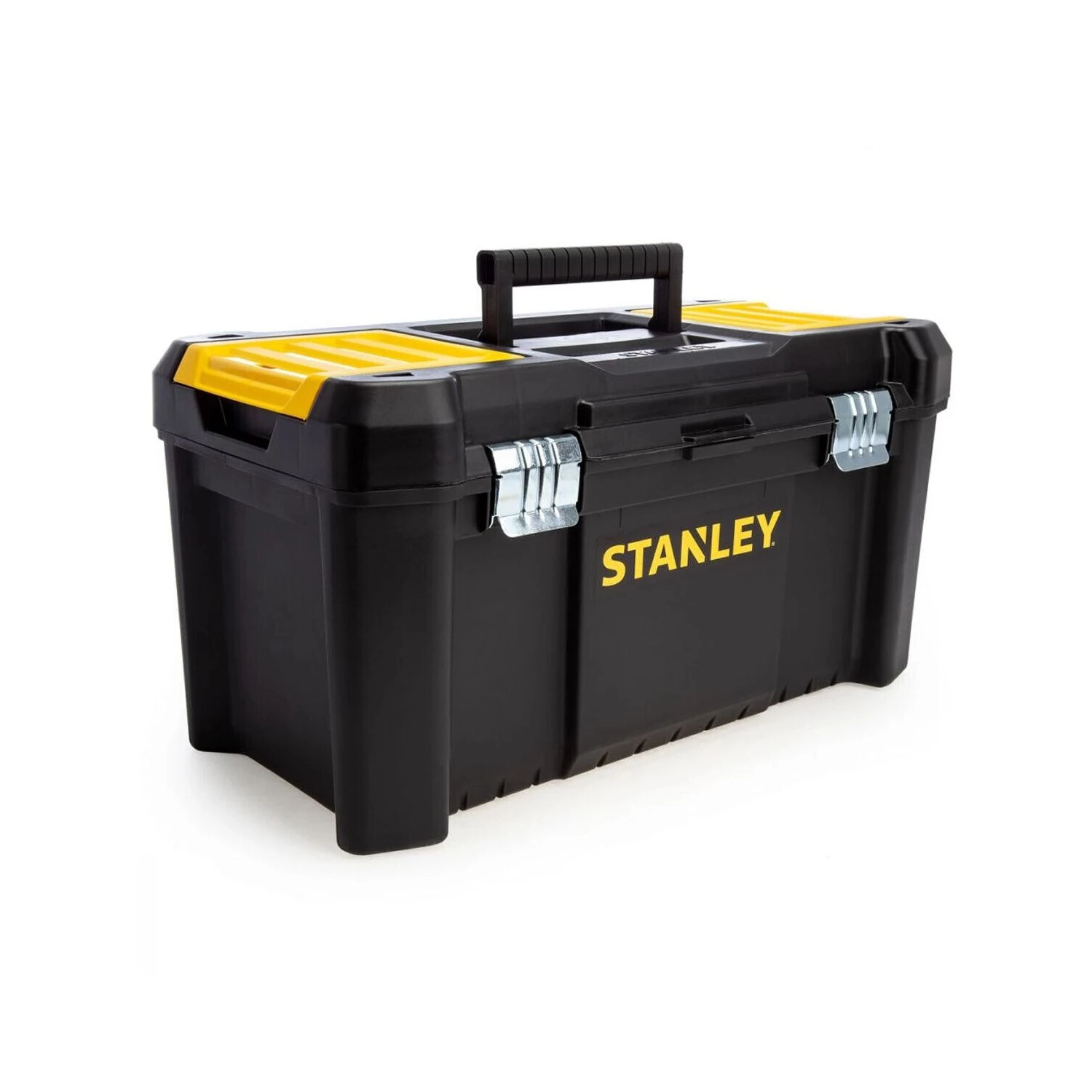 Stanley STA175521 50cm/19" Toolbox With Metal Latches Tote Tray & Lid Organiser 2 Stanley STA175521 50cm/19" Toolbox With Metal Latches Tote Tray & Lid Organiser - Image 2