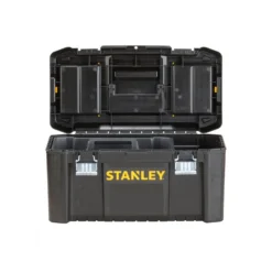 Stanley STA175521 50cm/19" Toolbox With Metal Latches Tote Tray & Lid Organiser 7 Stanley STA175521 50cm/19" Toolbox With Metal Latches Tote Tray & Lid Organiser -Chisel Pack Sales Store sta175521 4