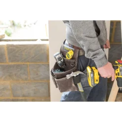 Stanley Leather Double Nail Pocket Pouch -Chisel Pack Sales Store sta180116 6