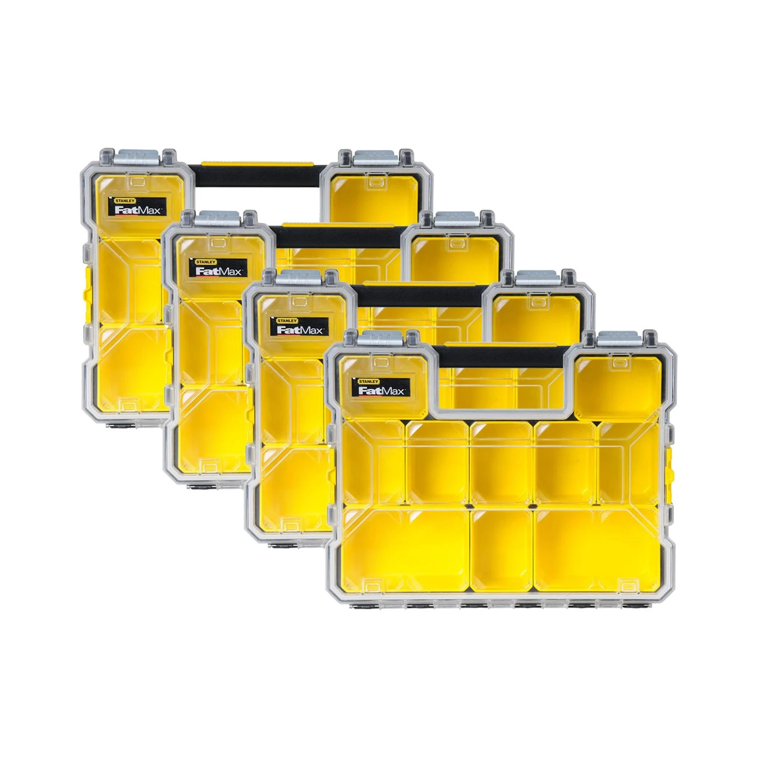 Stanley STA197518 FatMax Deep Waterproof Pro Organiser Pack Of 4 1 Stanley STA197518 FatMax Deep Waterproof Pro Organiser Pack Of 4