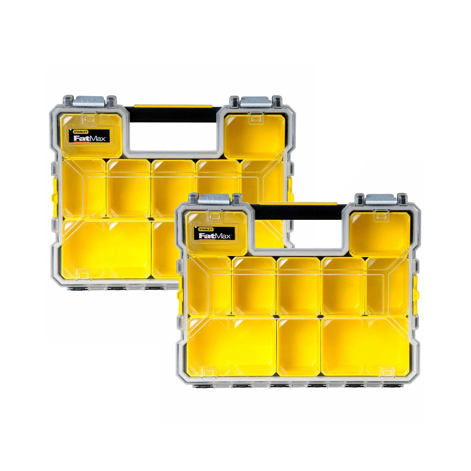 Stanley STA197518 FatMax Deep Waterproof Pro Organiser Pack Of 2 1 Stanley STA197518 FatMax Deep Waterproof Pro Organiser Pack Of 2